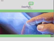 Tablet Screenshot of deerparkpages.com